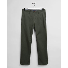 Gant 34 Gant Regular Twill Chinos Green (7104766574681)