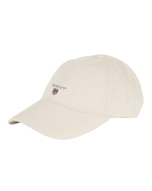 Gant Caps Gant Twill Cap Cream (4788381548633)