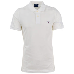 Gant Gant Original Pique Golfer White (6963299319897)