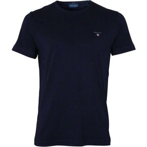 Gant T Shirt Gant Original T Shirt Dark Blue (6562335391833)