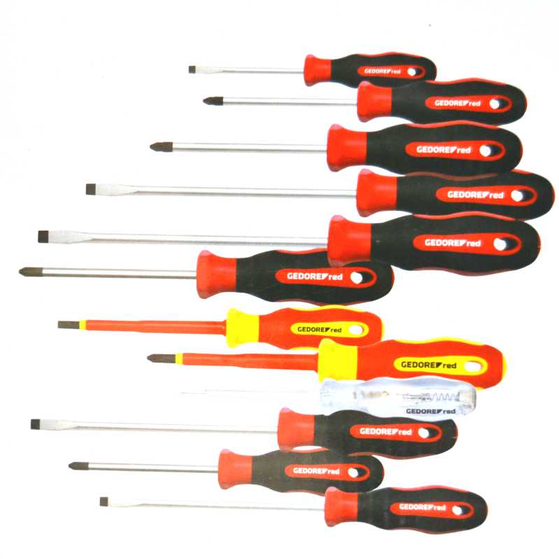 gedore Hardware Gedore Red Screwdriver 12 Piece Set 3301273 (4642136752217)