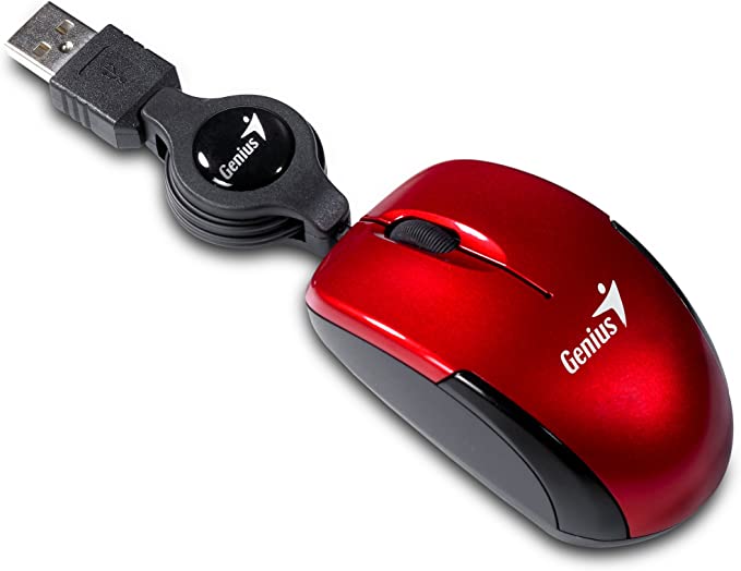 Genius Mouse Genius Micro Traveler Ruby Mouse (7156488437849)