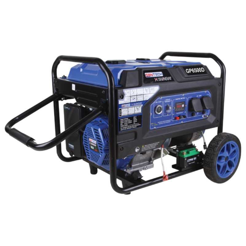 gentec Generators Gentech 5.5 KVA Electric Start Petrol 4 Stroke Generator (4373993881689)