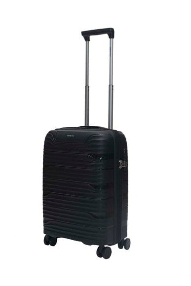 Gino De Vinci Luggage 50 CM Gino De Vinci Suterra Cabin Roller Case Black (7160839209049)
