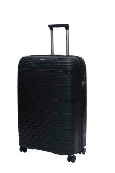 Gino De Vinci Luggage 70 CM Gino De Vinci Suterra Large Roller Case Black (7160843108441)