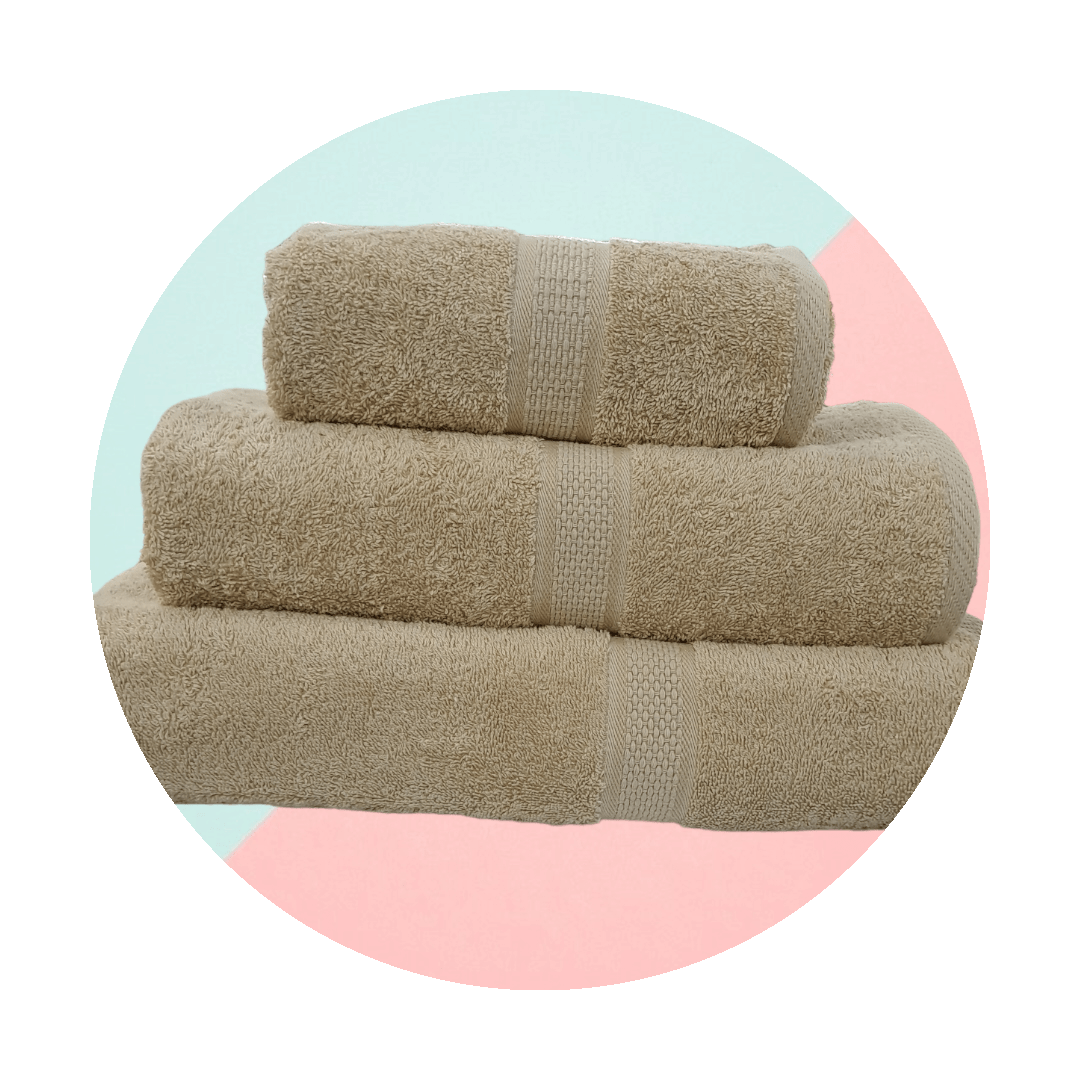 Glodina TOWEL Glodina Royal Shield Towel Beige 485GSM (7006194171993)