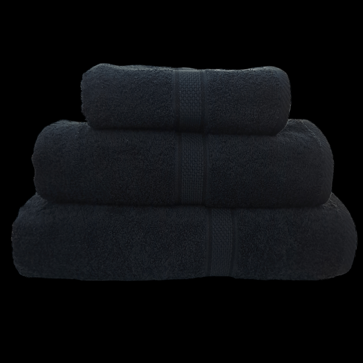 Glodina TOWEL Glodina Royal Shield Towel Black 485GSM (7006161240153)