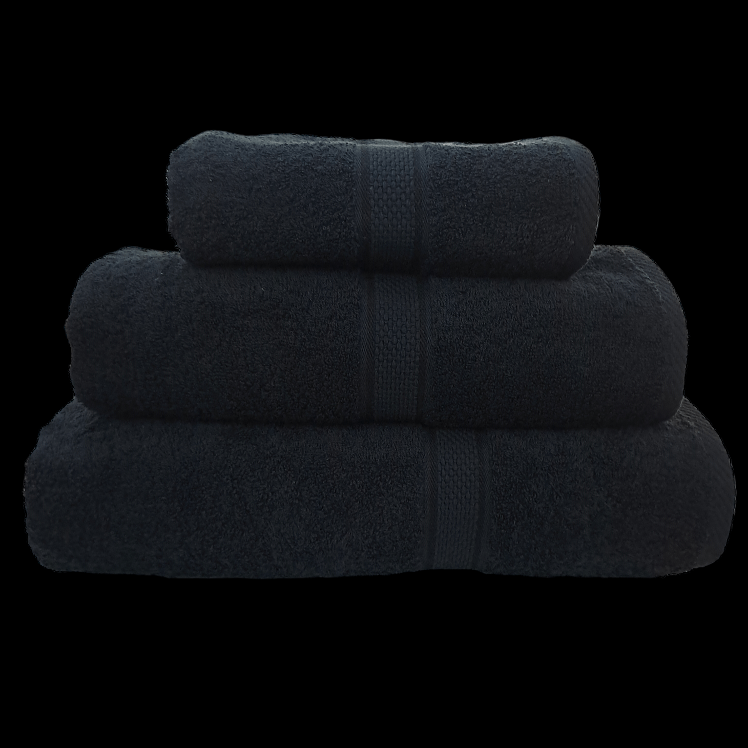 Glodina TOWEL Glodina Royal Shield Towel Black 485GSM (7006161240153)