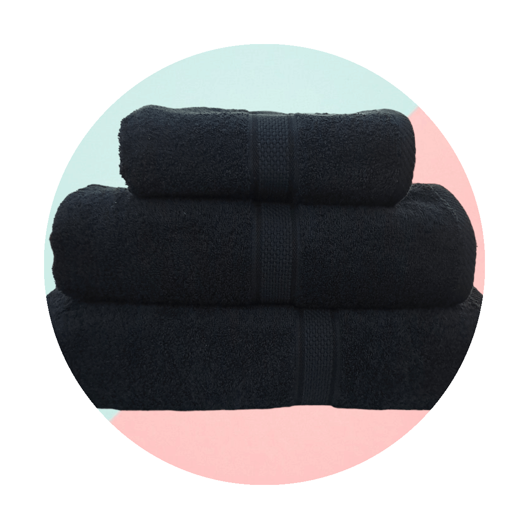 Glodina TOWEL Glodina Royal Shield Towel Black 485GSM (7006161240153)