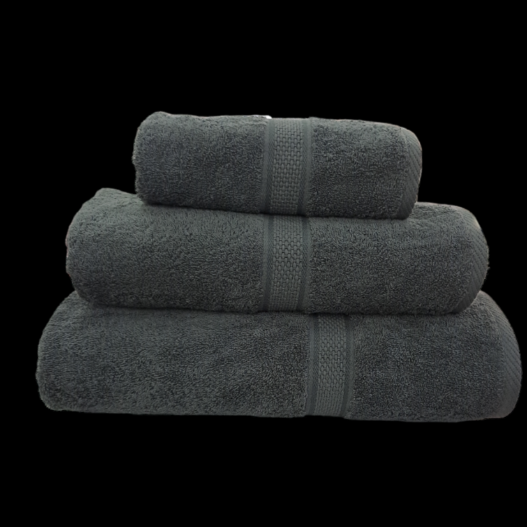 Glodina TOWEL Glodina Royal Shield Towel Charcoal 485GSM (7006199545945)