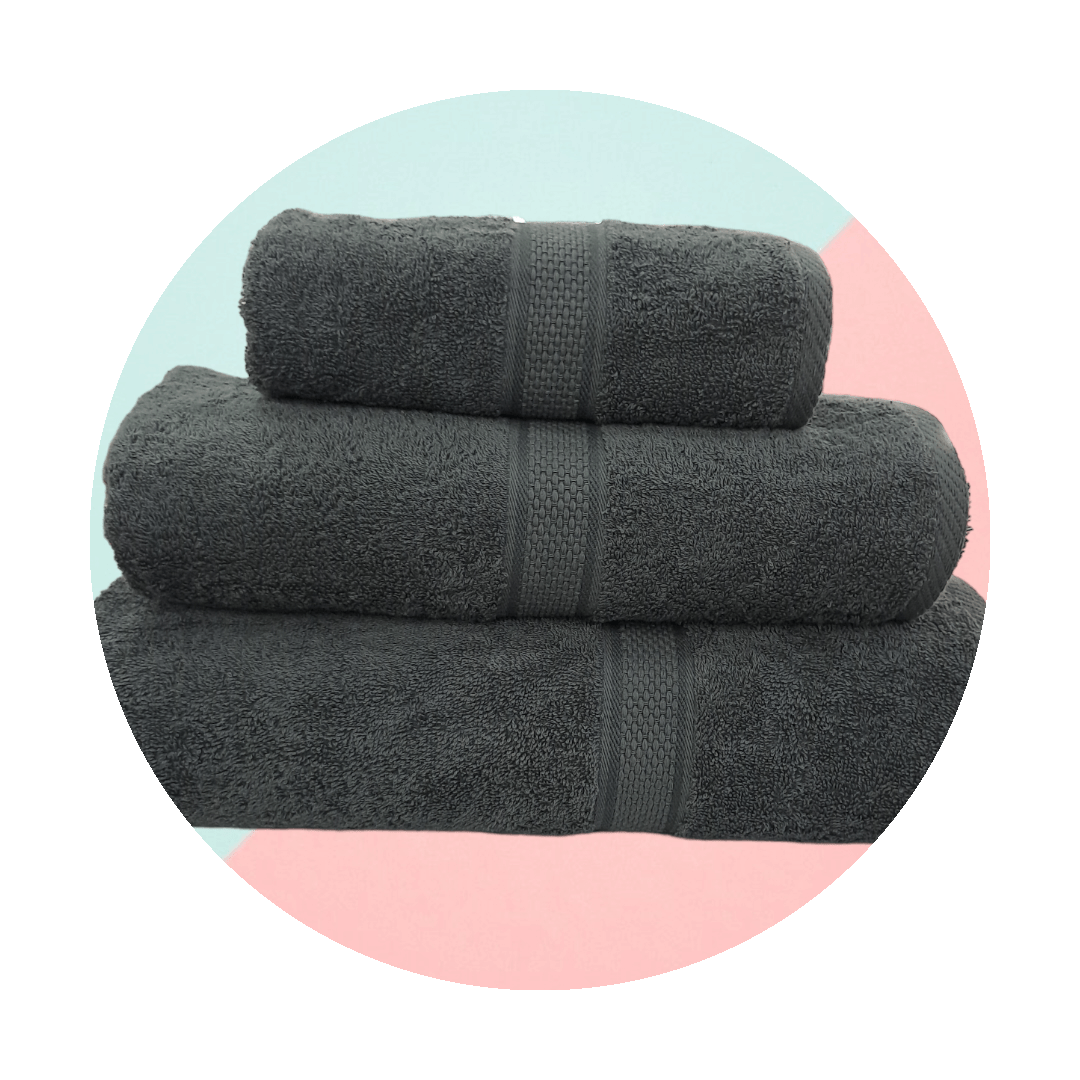 Glodina TOWEL Glodina Royal Shield Towel Charcoal 485GSM (7006199545945)