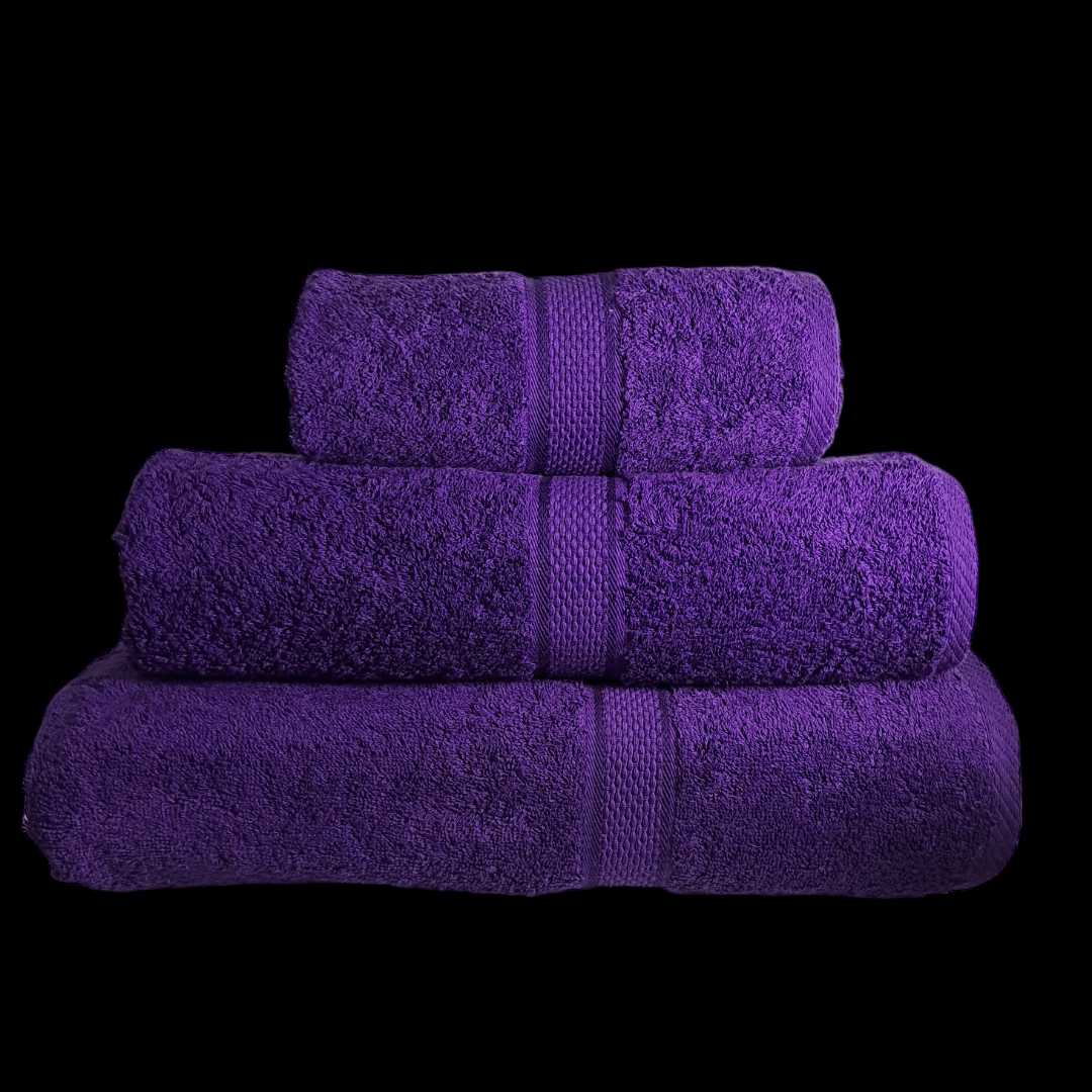 Glodina TOWEL Glodina Royal Shield Towel Purple 485GSM (7006188863577)