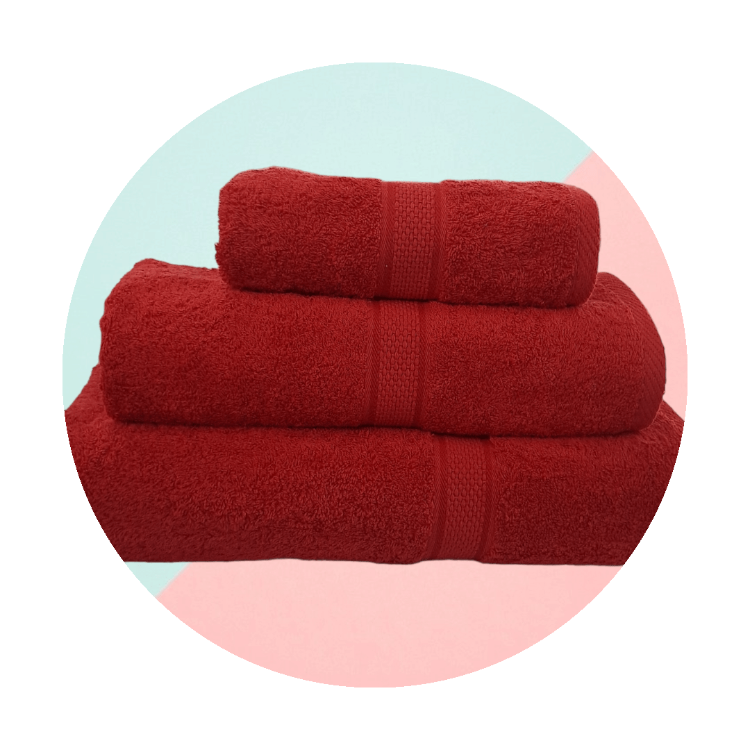 Glodina TOWEL Glodina Royal Shield Towel Red 485GSM (7006172250201)
