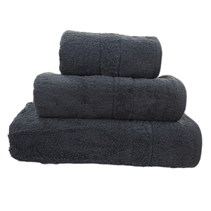 Glodina TOWEL Hand Towel  50 x 90  Charcoal Glodina Marathon Platinum  Charcoal Towel 610gsm (7006469292121) (7757085212761)