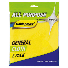 Goldenmarc Dish Coloth Goldenmarc All Purpose Cloths 2 Pack (7260541223001)