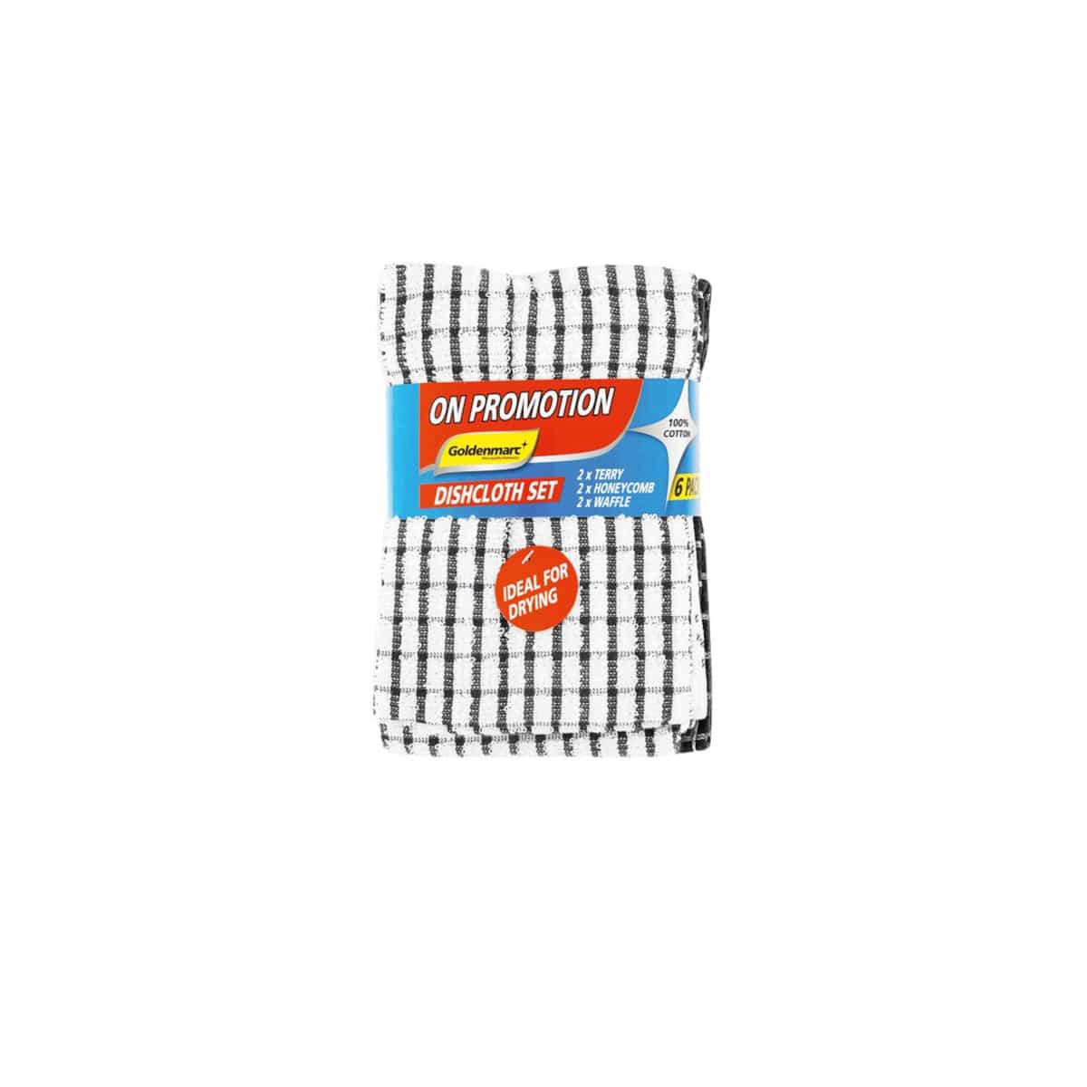 Goldenmarc Dish Coloth Goldenmarc Dish Cloth Set 6 Pack (7258114981977)