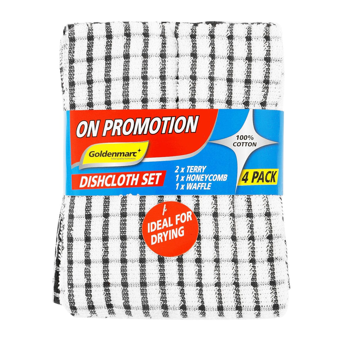 Goldenmarc Dish Coloth Goldenmarc Dishcloth Set 4 Pack (7258110885977)