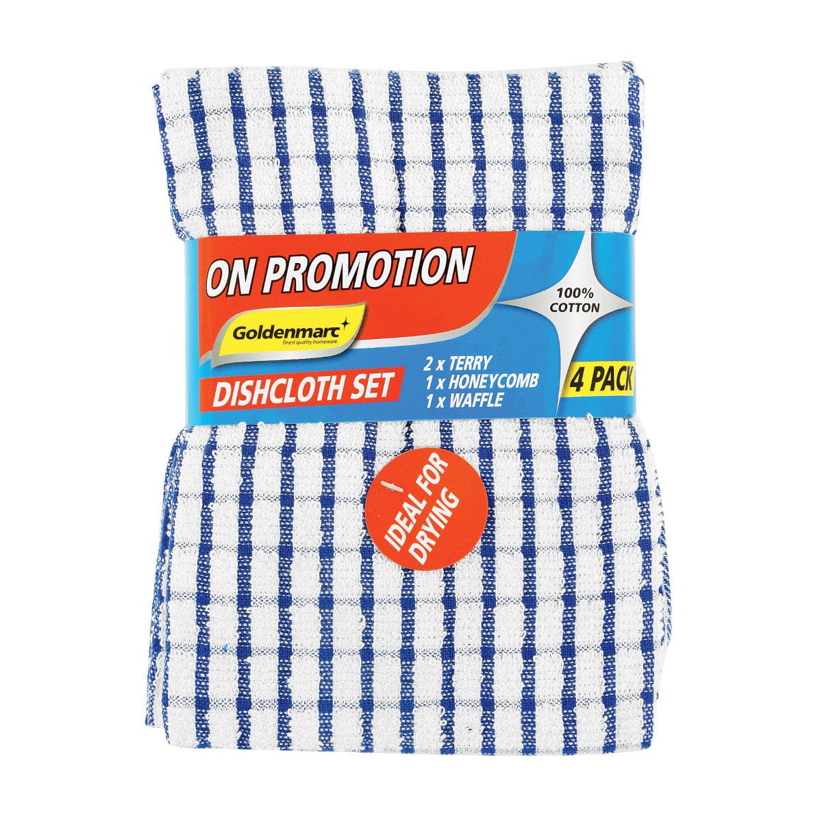 Goldenmarc Dish Coloth Goldenmarc Dishcloth Set 4 Pack (7258110885977)