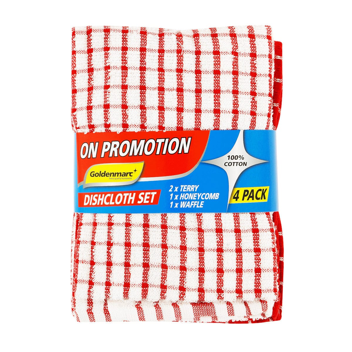 Goldenmarc Dish Coloth Goldenmarc Dishcloth Set 4 Pack (7258110885977)