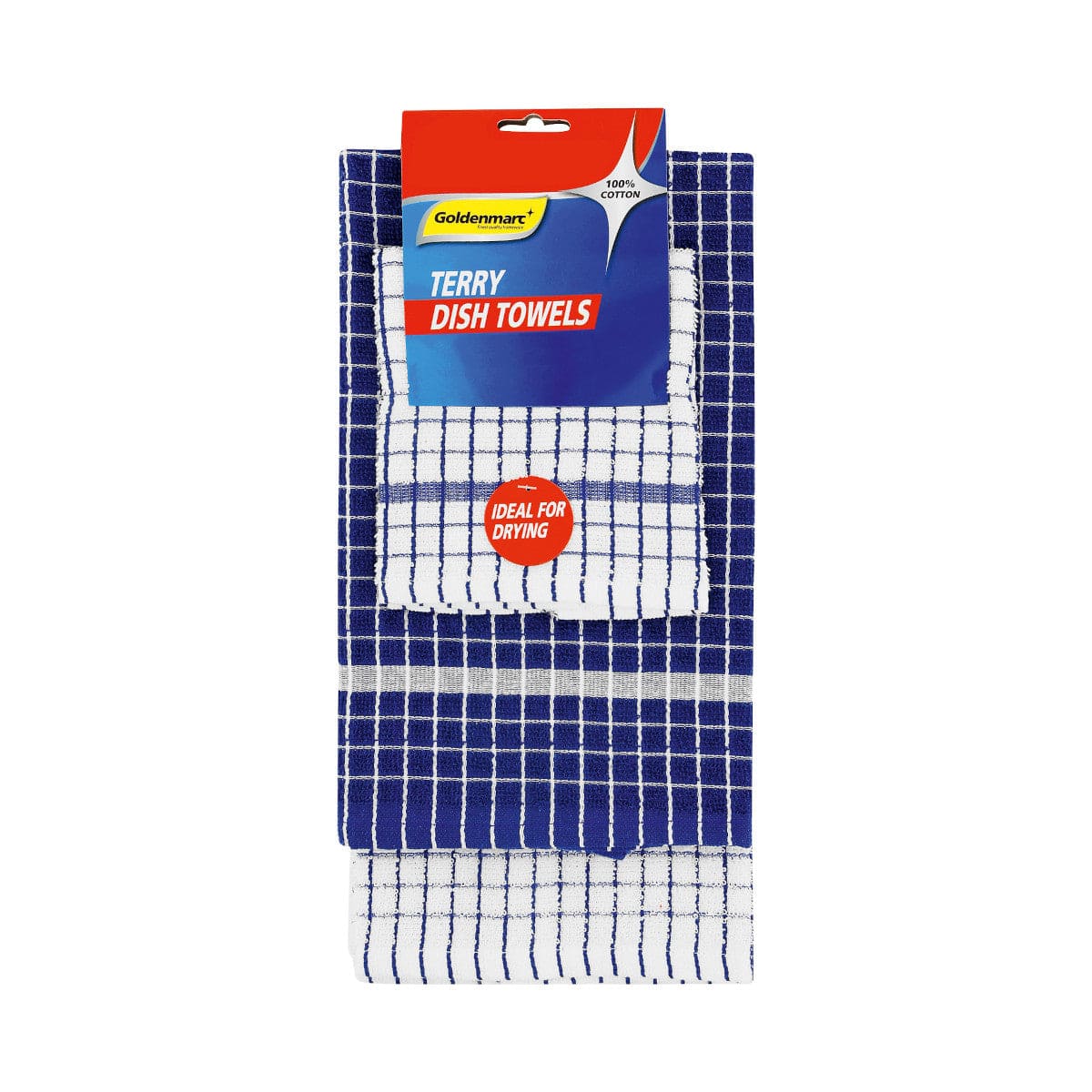 Goldenmarc Dish Coloth Goldenmarc Terry Dish Cloth 2 Pack + 1 Pack Swab (7258118979673)