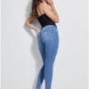 Guess Ladies Jeans Guess Ladies Eco Power Skinny Jean Light Wash (7133527834713)