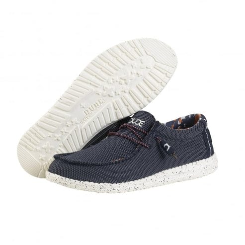 Hey Dude Casual Shoes Hey Dude Wally Sox Shoes Blue Multi (7256416911449)