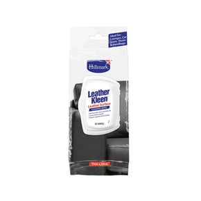 Hillmark Cleaner Hillmark Leather Kleen Wipes 17cm x 25cm (4686683406425)