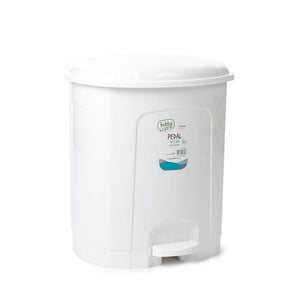 Hobby Life Bin Hobby Life Lotus Pedal Dustbin White 5.5 Litre (4719332917337)