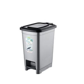 Hobby Life Decor Hobby Life Slim Pedal Dustbin Silver/Black (4719312240729)