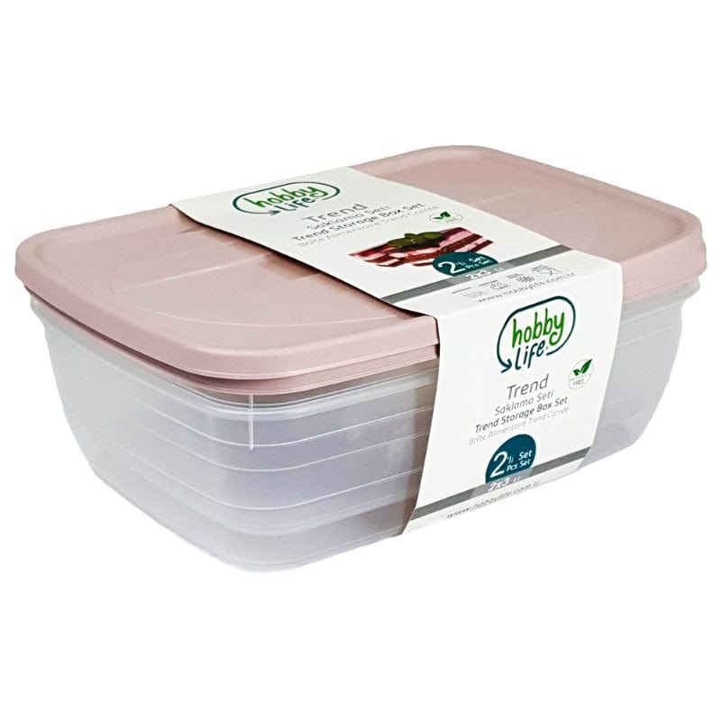 Hobby Life Plasticware Hobby Life Trend Storage Box Set of 2 (2168224055385)
