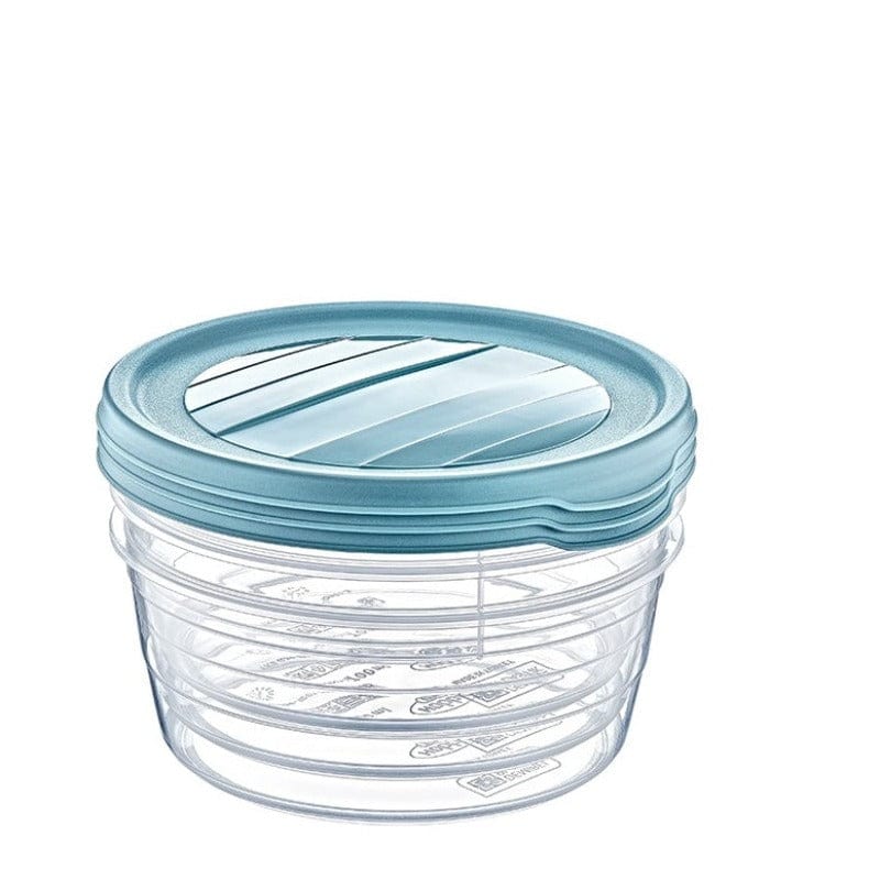 Hobby Life STORAGE CONTANER Hobby Life 3 Piece Trend Round Food Storage Container Set 0,3 Litre (6958909980761)