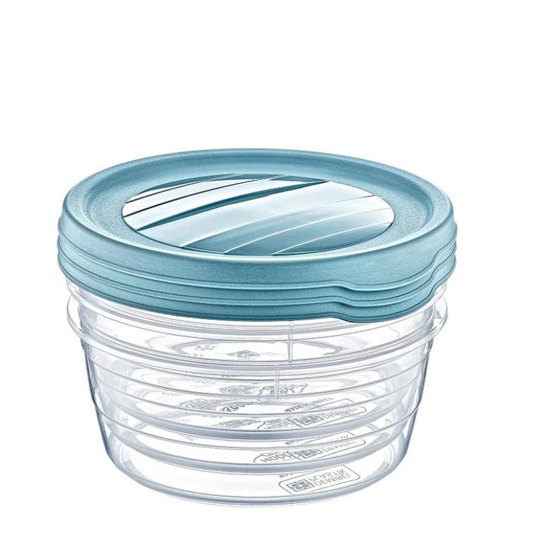Hobby Life STORAGE CONTANER Hobby Life 3 Piece Trend Round Food Storage Container Set 1,1 Litre (6958927675481)