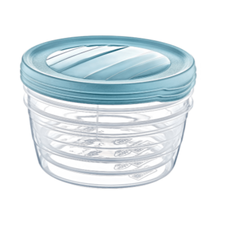 Hobby Life STORAGE CONTANER Hobby Life 3 Piece Trend Round Food Storage Container Set 1,75 Litre (6958944125017)