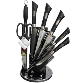 Homeking Professional 9 Piece Block Kitchen Knife - MHC World (2061558055001)