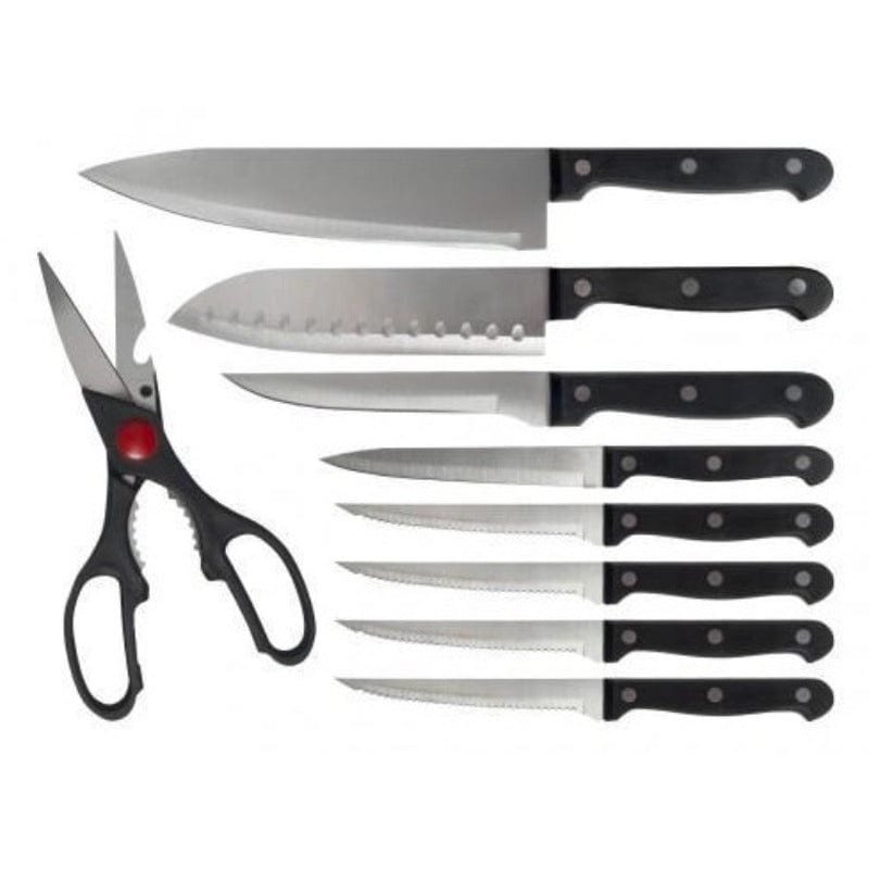 HOMEMAX knife set Homemax Power Chef Self Sharpening Knife 9 Piece (4742129352793)
