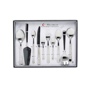 Homeware CUTLERY Table Pride Cutlery Set 40 Piece - Silver (6576490840153)