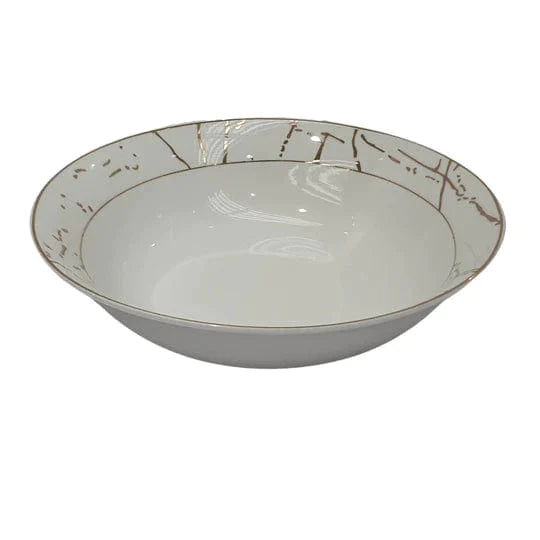 Homeware Dinner Plate Dinner Set 47 Piece Gold Rim And Gold Pattern SGN2443 (7209546252377)