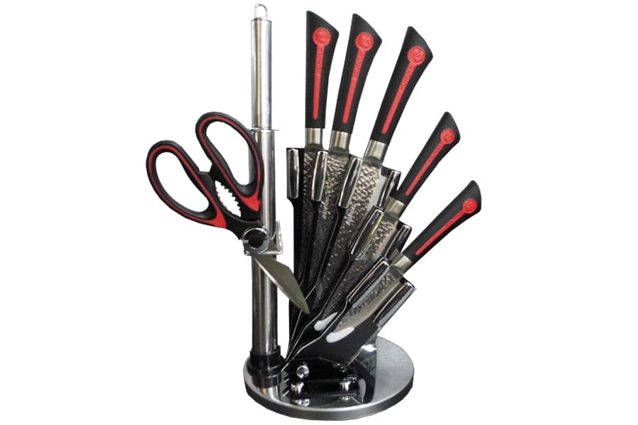 Professional 8 Piece Block Kitchen Knife Set - MHC World (2061558022233)