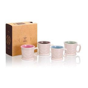 Homeware MUGS Homeware 4 Piece Coffee Cup 90ml (4628184793177)