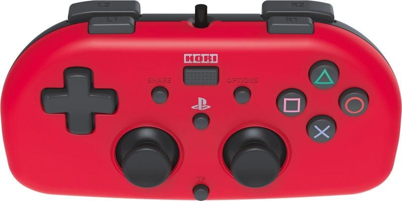 HORI Tech HORI - Horipad Wired Mini Gamepad - Red (PS4) (2061812367449)