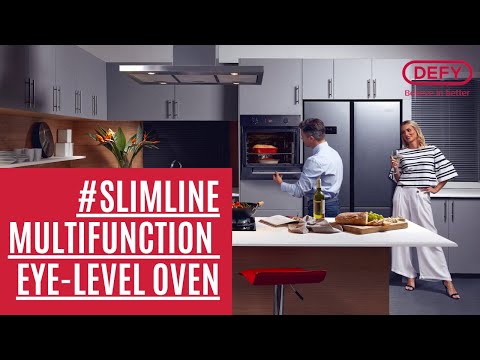 Defy 60cm Slimline Glass Eye-Level Oven - DBO483E