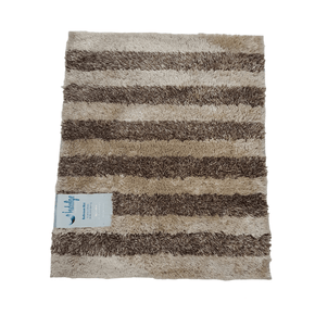 Indulge Bedroom & Bathroom Two Tone Microfibre Bathroom Mat 50 X 80Cm (7249371824217)