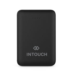 Intouch Mobile Phone Accessories Intouch 5000mAh Ultra Slim Fast Charging PowerBank plus Micro USB Cable (Black (7031460167769)