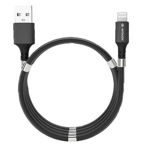 Intouch Mobile Phone Accessories Intouch Magnetic Lightning Cable and Sync Cable (Black) (7031510597721)