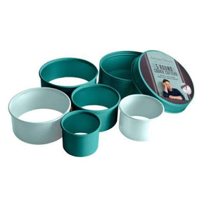 JAMIE OLIVER BAKING Jamie Oliver 5 Round Cookie Cutters Set Of 5 JB3830 (4788884602969)