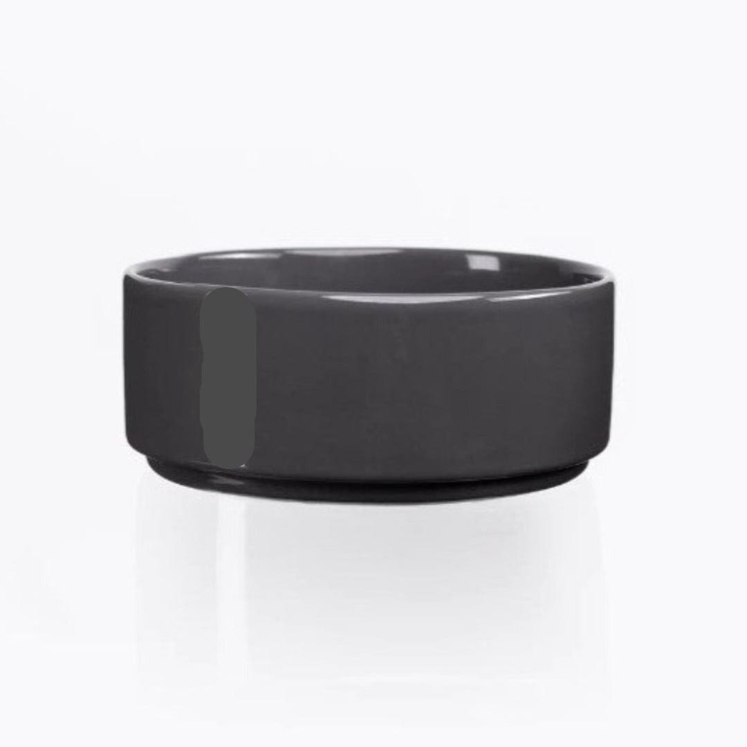 Jan BOWL Jan Flat Stackable Cereal Bowl Dark Grey 15cm JH-000054 (7134337040473)