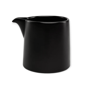 Jan BOWL Jan Flat Stackable Creamer 200ml Semi Matt Black JH-000073 (7135007309913)