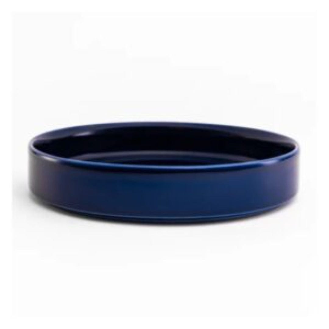 Jan BOWL Jan Flat Stackable Pasta Bowl Cobalt Blue 23cm JH-000092 (7135918227545)
