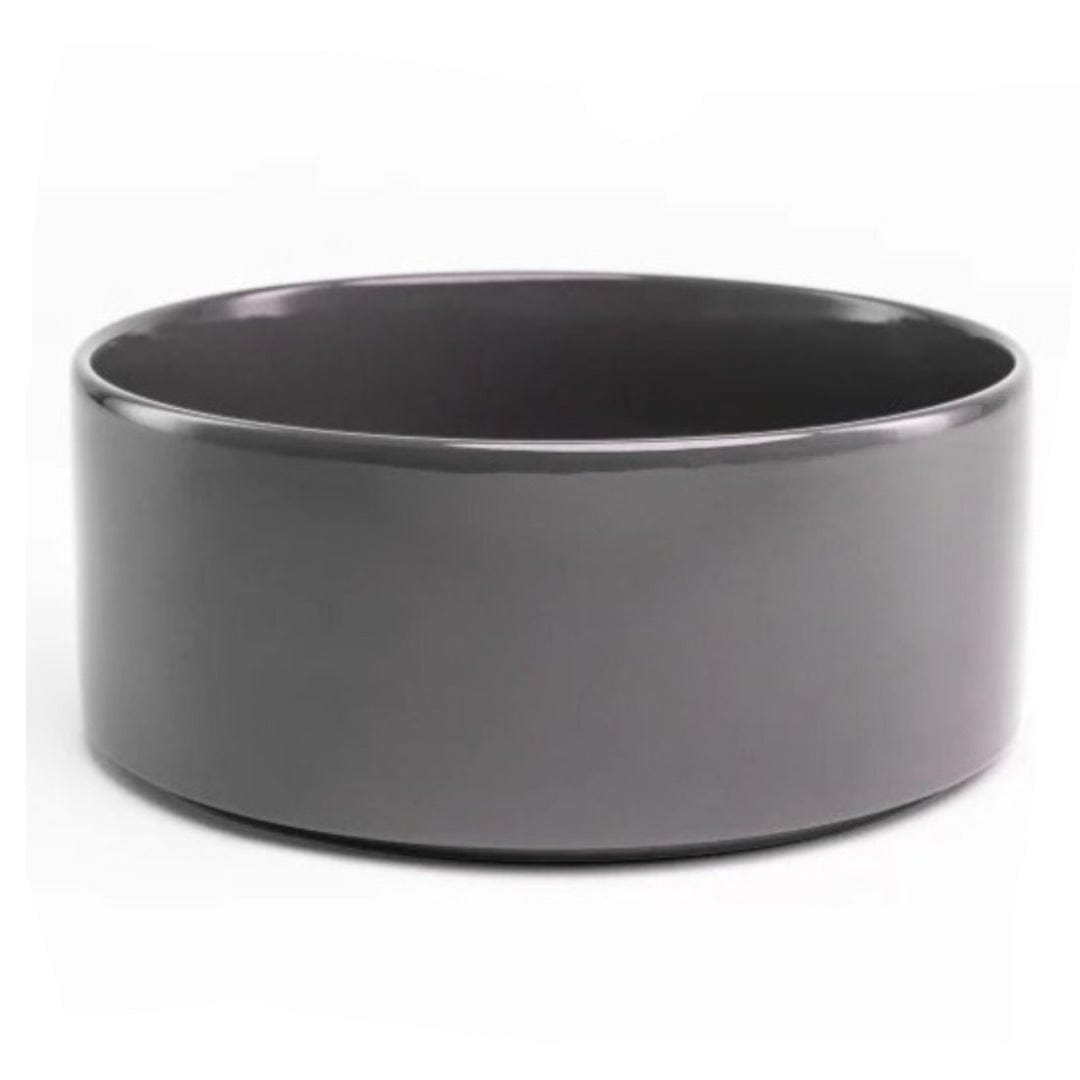 Jan BOWL Jan Flat Stackable Salad Bowl Dark Grey 23cm JH-000059 (7134344642649)