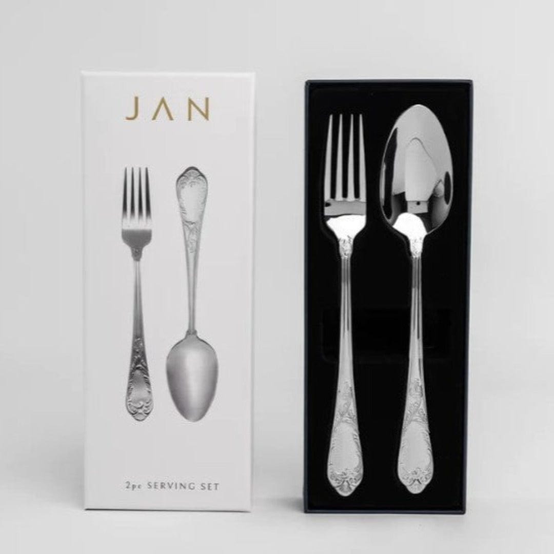 Jan CUTLERY Jan Pluto Salad Servers, Set of 2 JH-000084 (7136022757465)
